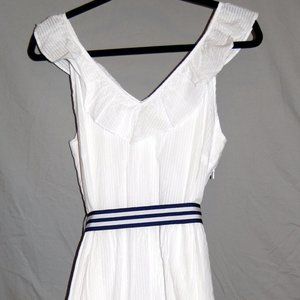 Vineyard Vines x Target White Seersucker Dress NWT